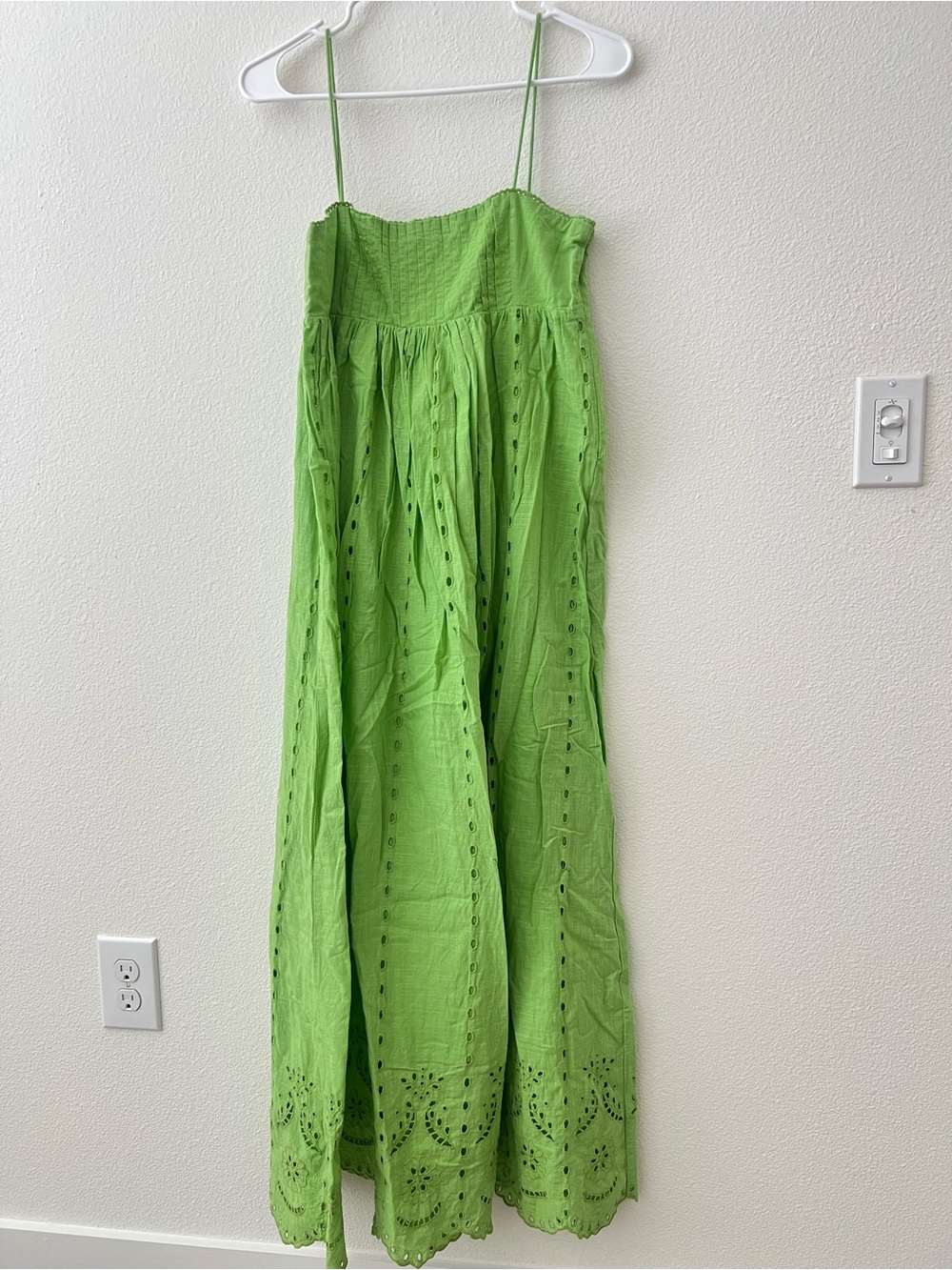 Zara nwt neon green dress